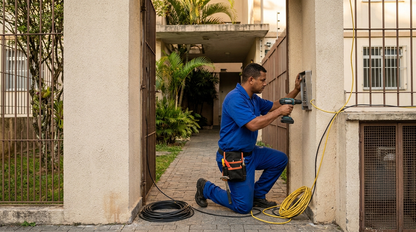 Instalacao de interfone profissional em Campinas‑SP